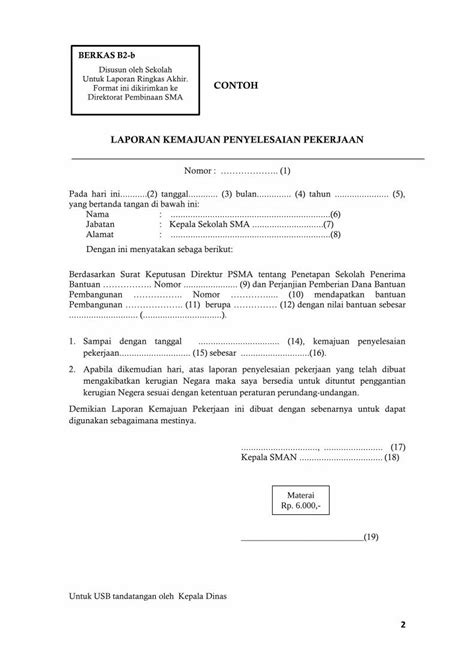 PDF CONTOH LAPORAN RINGKAS AKHIR B1 B B3 B B4 B B5 B B6 100 1