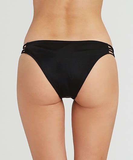 Solid Tab Front Medium Bikini Bottom RVCA