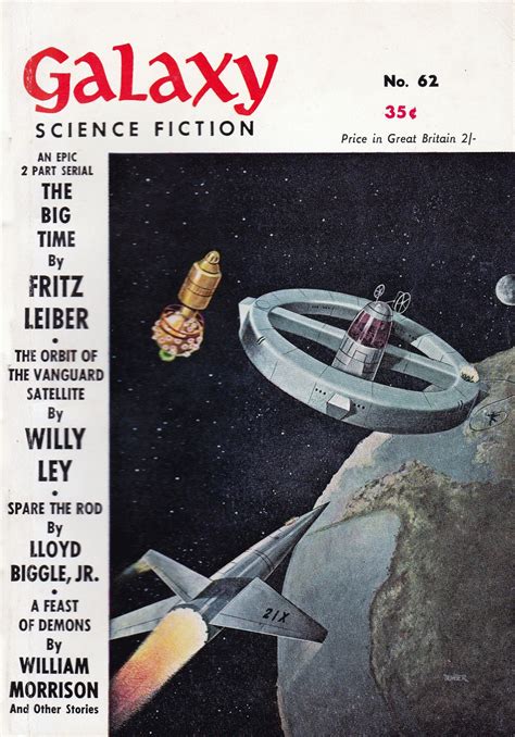 Galaxy Science Fiction No62 British Edition Cover Art By Dember