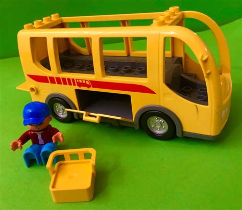 DUPLO Lego Gul Buss Legogubbe Legofigur Stol Fi.. (432407011) ᐈ Köp på ...