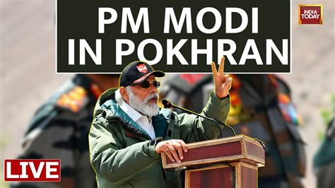 PM Modi LIVE PM Modi Attends Exercise Bharat Shakti In Pokhran