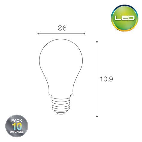 Ripley Packx Und Lampara Led A W Luz Fria Lightech