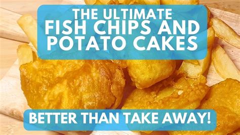 Making Fast Food At Home The Ultimate Fish Chip And Potato Cake