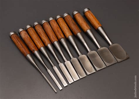 Mint Set of 10 Japanese Chisels - 111942 – Jim Bode Tools