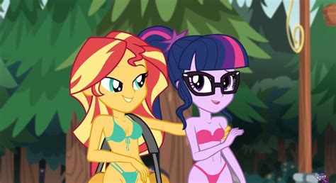 Twilight Sparkle And Sunset Shimmer Bikini My XXX Hot Girl