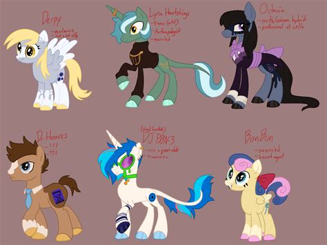 Secondary Mlp Characters Redesigns By Kandiikattartsy On Deviantart