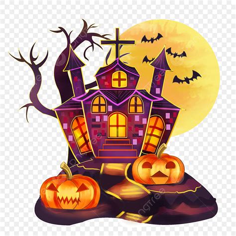 Halloween Haunted House PNG Transparent Halloween Haunted House