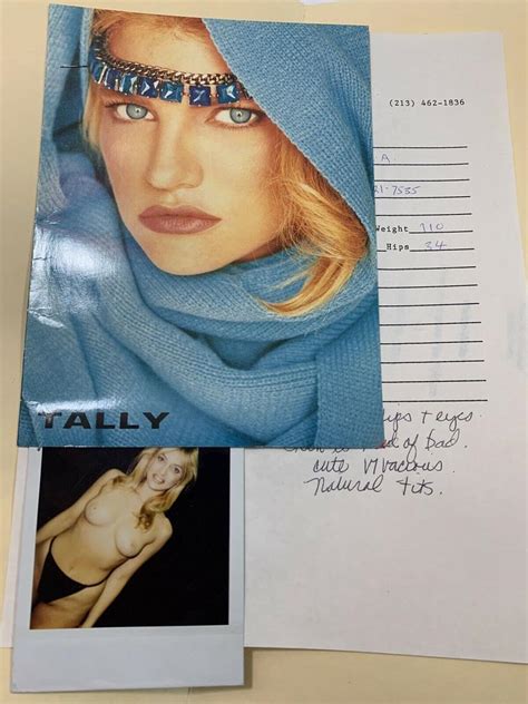 Tally Chanel Playboy Model Fine Art Nude Polaroid Casting Photo Early S