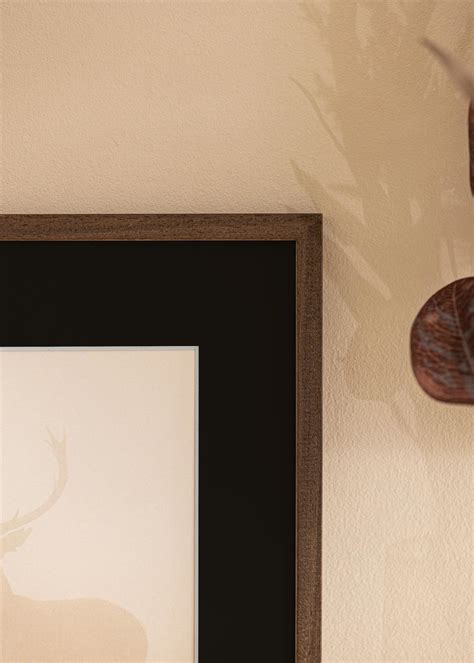 Buy Frame Edsbyn Walnut X Cm Picture Mount Black X Cm Here