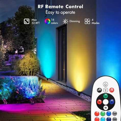 LemonBest Landscape Lighting 8W RGB Changement De Maroc Ubuy