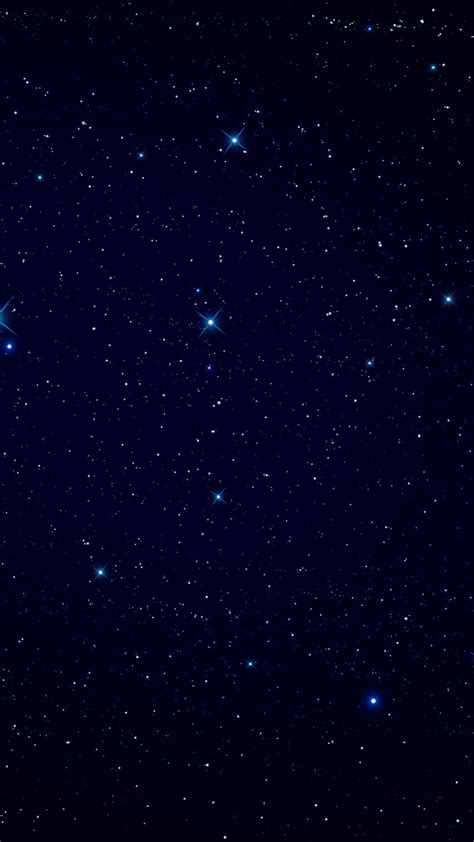 Dark Sky Background With Stars