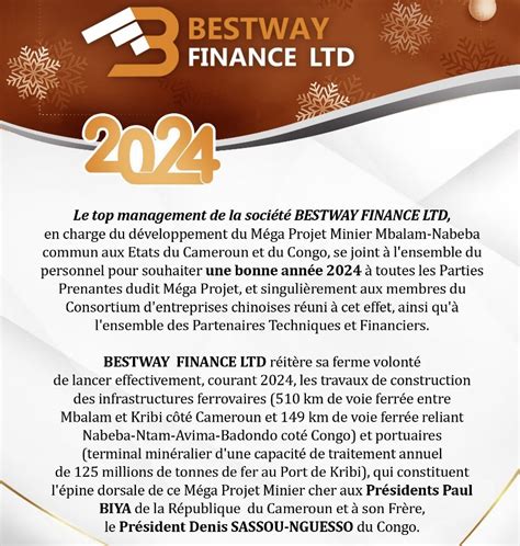 Bonne Ann E Le Message Du Top Management De La Soci T Bestway