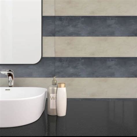 Matte Johnson Clara Blue Vitrified Tiles Size X Feet X Mm At