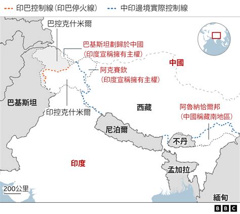 中印冲突与地图争端绵延数十年的龙象边界之争 BBC News 中文