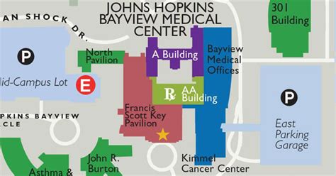 Johns Hopkins Bayview Campus Map