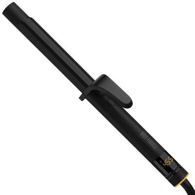 Hot Tools Pro Artist Black Gold Digital Salon Hair Curling Iron Long Lasting Full Curls And