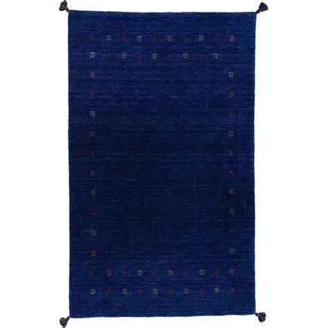 Bloomsbury Market Sanda Hand Woven Blue Area Rug Wayfair Co Uk