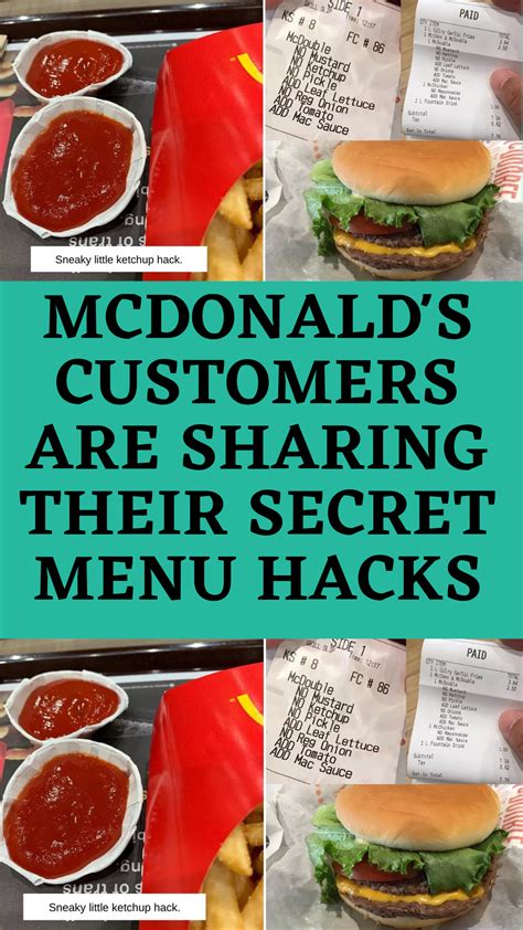 Mcdonald s customers are sharing their secret menu hacks – Artofit
