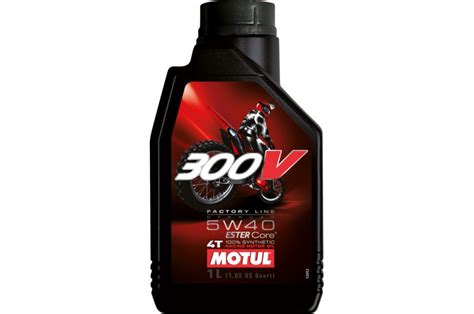 Huile Moto Motul 300v 5w40 Factory Line Off Road 1 Litre Street Moto