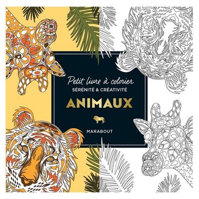 Petit livre à colorier Animaux Marabout chez Rougier Plé