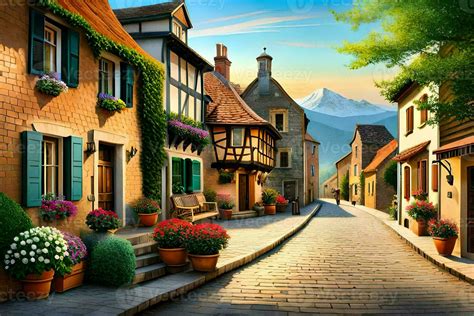 European Village Stock Photos, Images and Backgrounds for Free Download