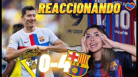 Hincha Del Bar A Reaccionando Al C Diz Fcbarcelona Puntos En