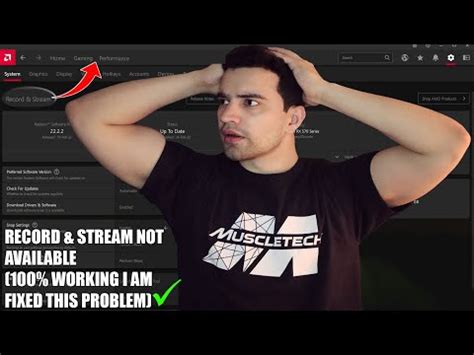 Amd Radeon Software Record Stream Option Is Not Available All