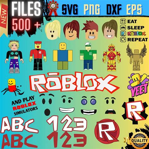 Roblox Svg Bundle Roblox Font Roblox Svg Roblox Svg Files For