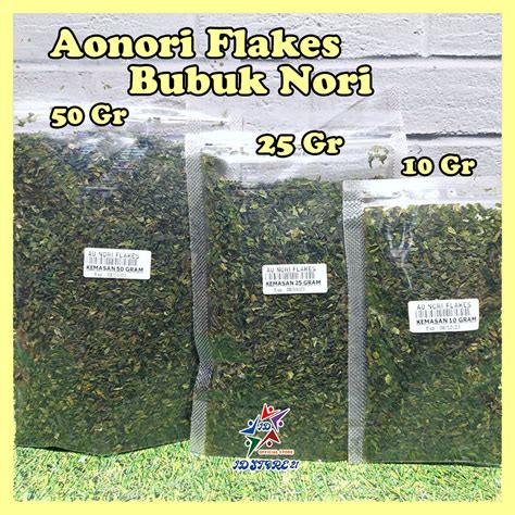 Jual Aonori Bubuk Nori Ao Nori Powder Rumput Laut Taburan Takoyaki