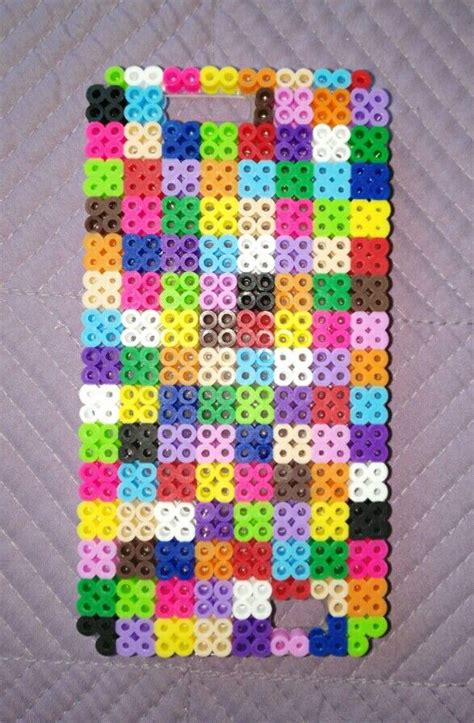 My Perler Bead Phone Case Perler Beads Melty Beads Beads