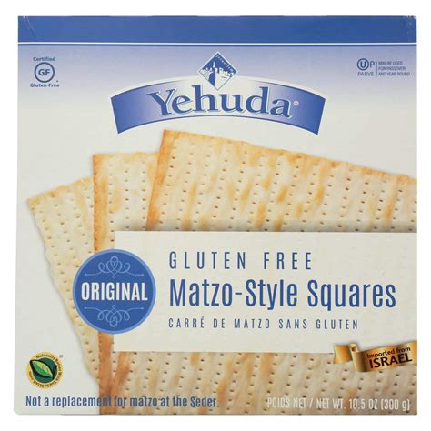 Yehuda Gluten Free Matzo Squares Ounce Per Case