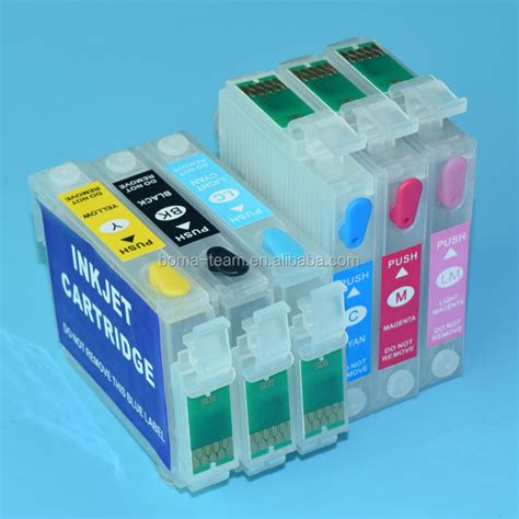 T Refillable Ink Cartridge For Epson Cartridge Refill For