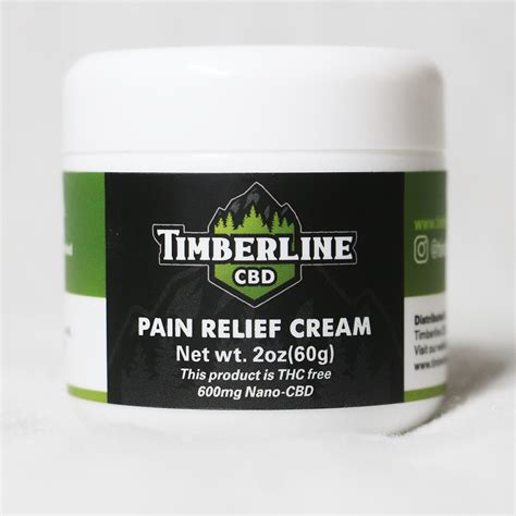 CBD Pain Relief Cream for sore muscles - Timberline CBD