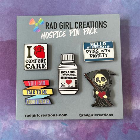 Rad Girl Creations Medical Enamel Pin Pack