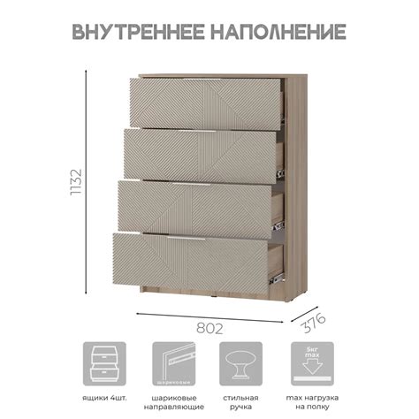 Купить Комод КМ-02 Эмилия в Ростове-на-Дону, отличные цены на комоды ...