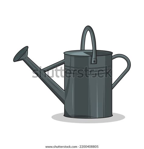 Classic Watering Can Vector Illustration Isolated Stock Vector (Royalty ...