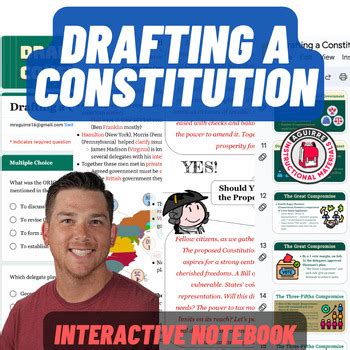 Drafting a Constitution - Constitution Unit - Presentation, Notes, Quiz+