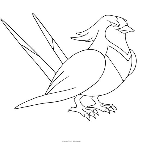 Taillow Coloring Page