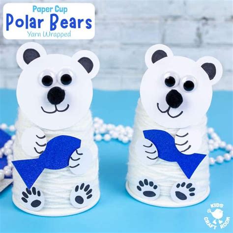 Paper Cup Polar Bears Artofit