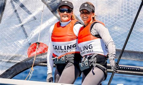 Martine E Kahena Conquistam A Prata No Evento Teste Da Vela