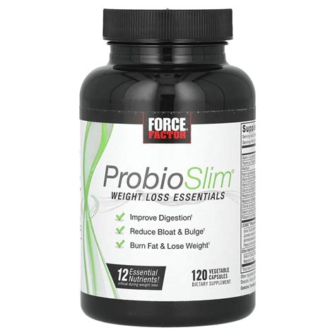 Средство для снижения веса Force Factor, ProbioSlim, пищевая добавка ...