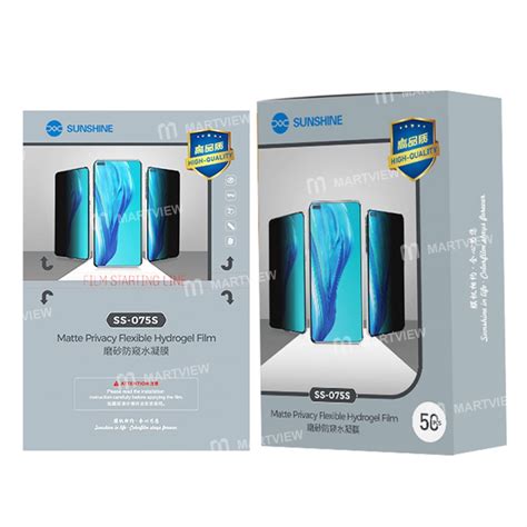 Sunshine SS-075S Matte Anti-Peeping Privacy Hydrogel Film - 50Pcs ...