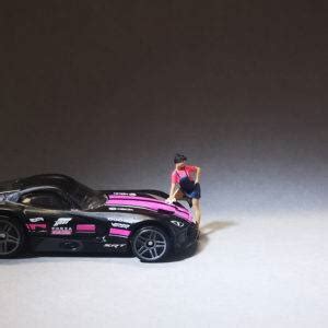 SET Bikini Car Wash Girls All Scale Diorama Supplies Store