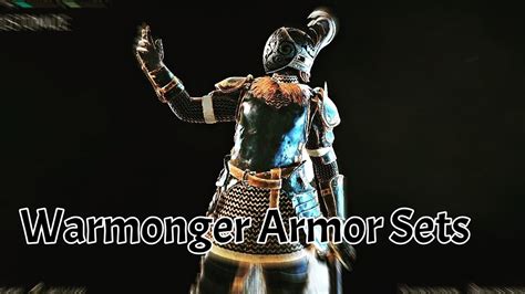 Warmonger All Armor Sets For Honor YouTube