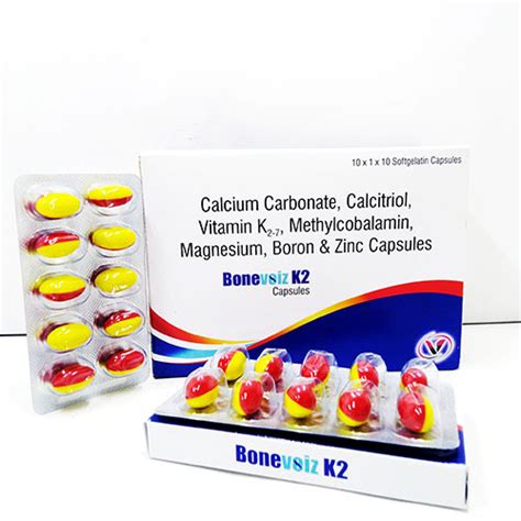 Bonevoiz K2softgel Capsules Voizmed Pharma Pvt Ltd