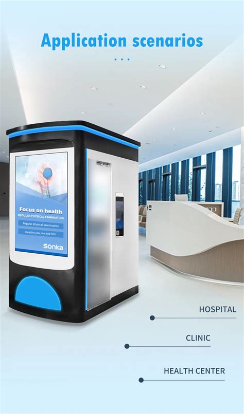 Sonka Medical Health Kiosk Intelligent Health Examination Basic Body