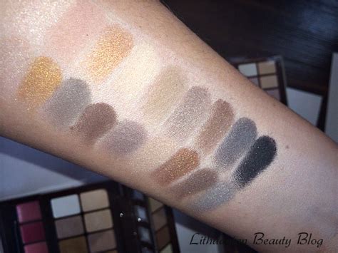 NYX Nude on Nude šešėlių ir lūpų blizgesių paletė labai daug nuotraukų Lithuanian Beauty Blog
