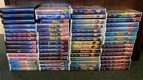 My Disney Black Diamond Classics VHS Collection 2022 Edition YouTube