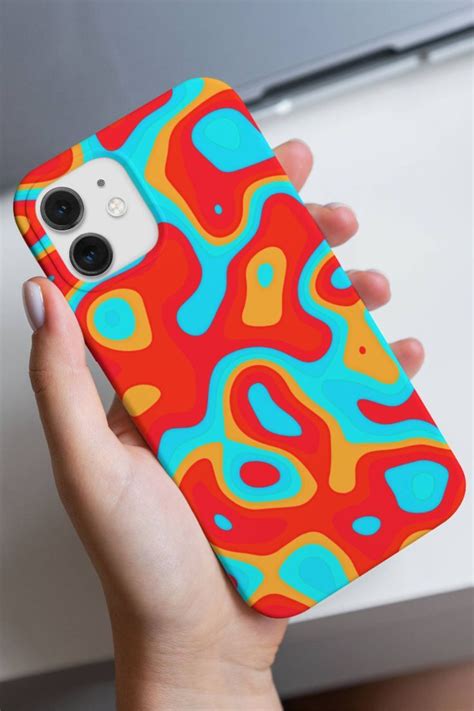 Retro 70s Groovy Phone Case Vintage Trippy Hippie Aesthetic Iphone Case 1970s Galaxy Love