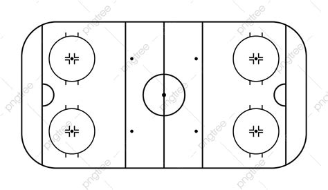 Ice Hockey Rink Vector Hd Images Hockey Field Rink Pitch Ice Blue